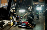 Clive behind the scenes for Chasing Janus